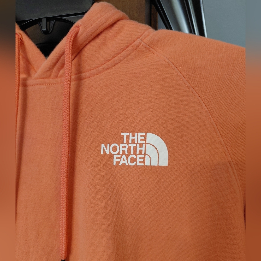 The North Face Orange Hoodie Sweatshirt - Picture 4 of 9